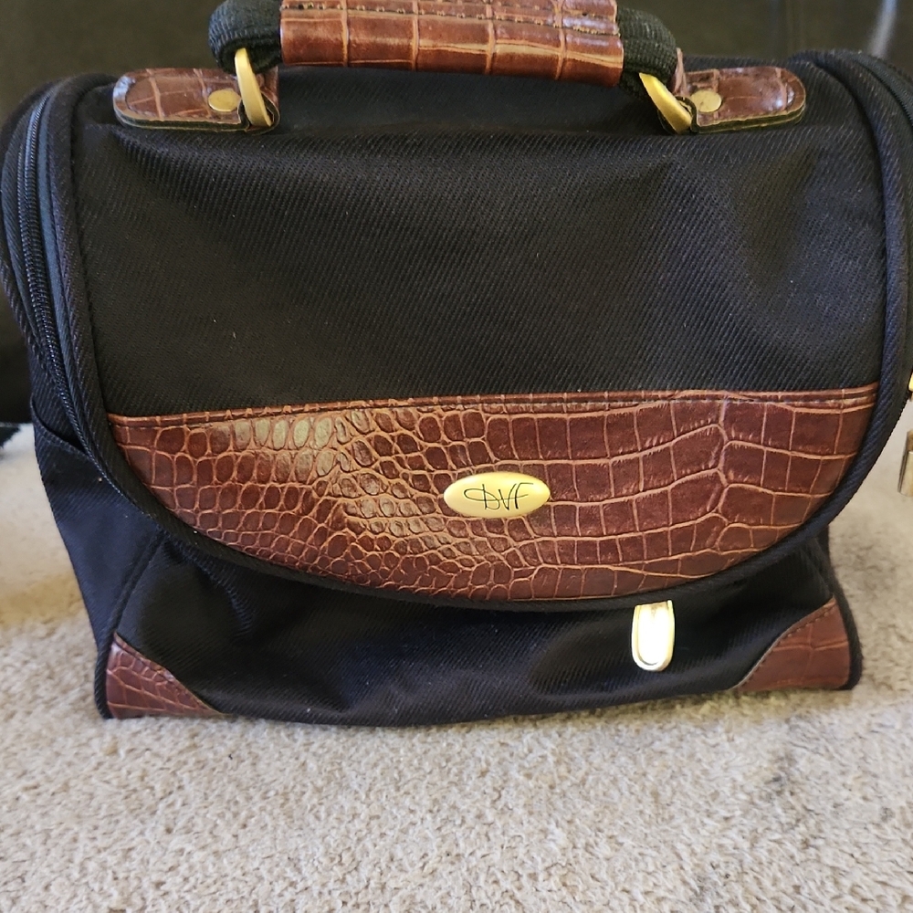 Elegant Black and Brown Men's Bag